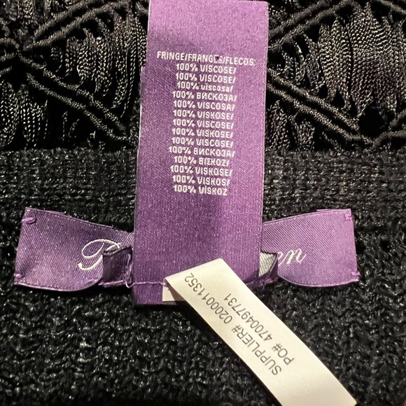 Ralph Lauren Purple Label Fringe Cover - Picture 10 of 10